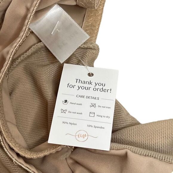 NWT nude U plunge push up backless thong full body shaper size 34 (M) - Picture 11 of 16